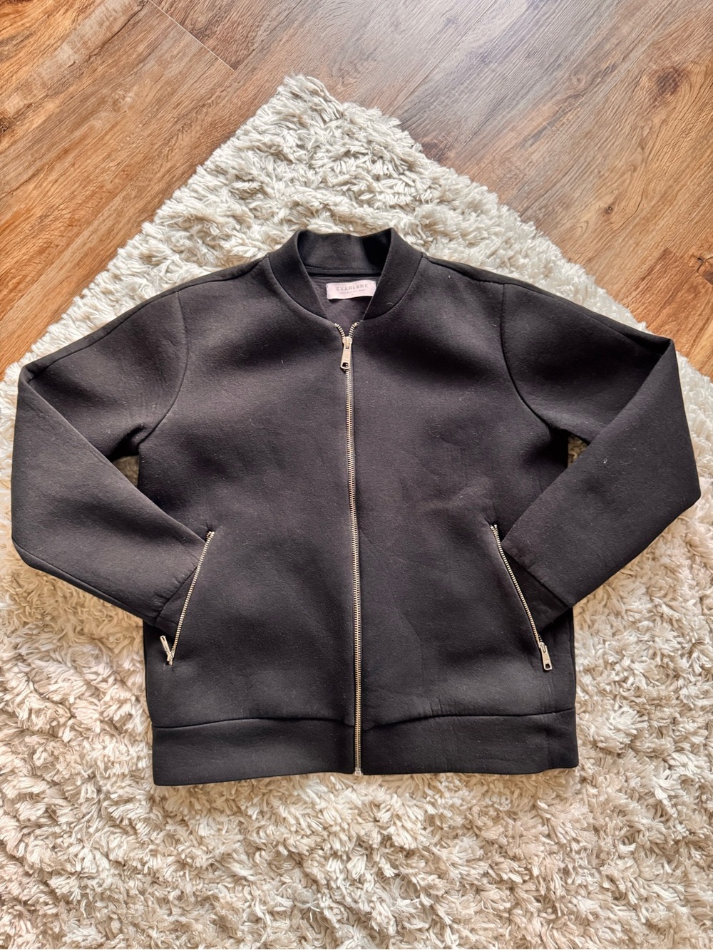 Everlane Black Bomber Jacket